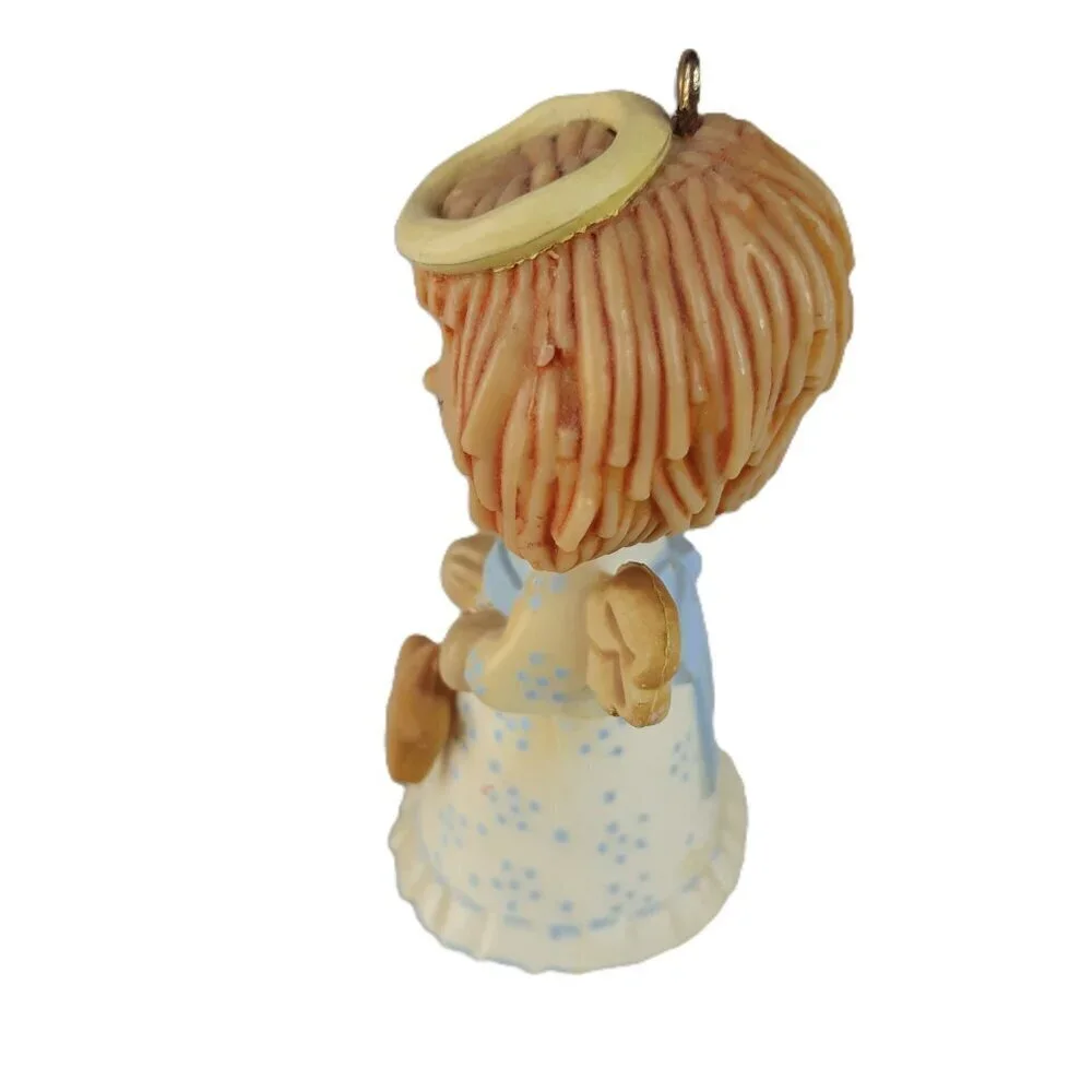 Hallmark Angel Ornament by Donna Lee Holiday Christmas Vtg 1978 (Dough-Look)